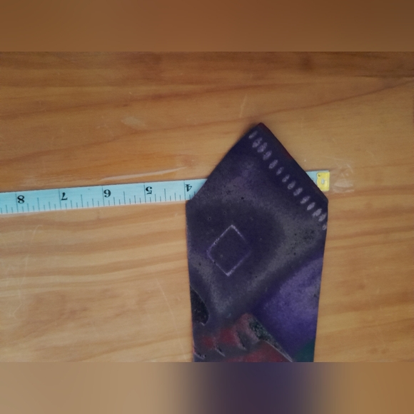 All Silk handmade Enrico guccini men tie XL size - Picture 6 of 9